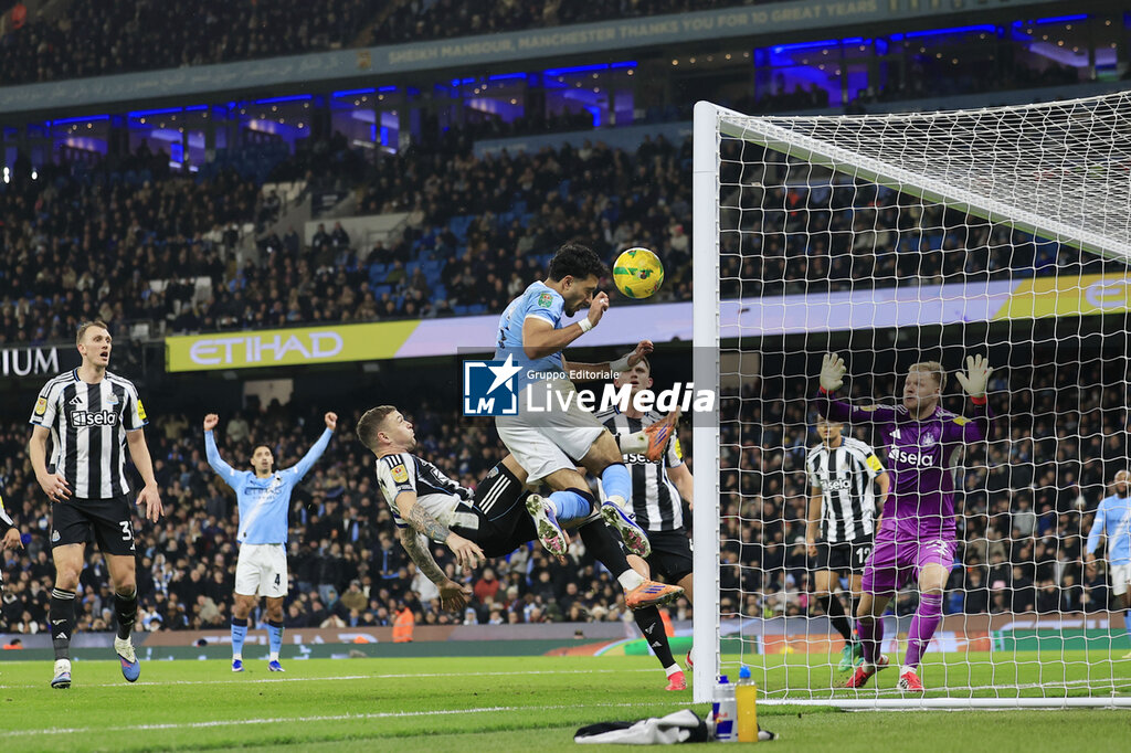 MANCHESTER CITY vs NEWCASTLE - ENGLISH LEAGUE CUP - SOCCER