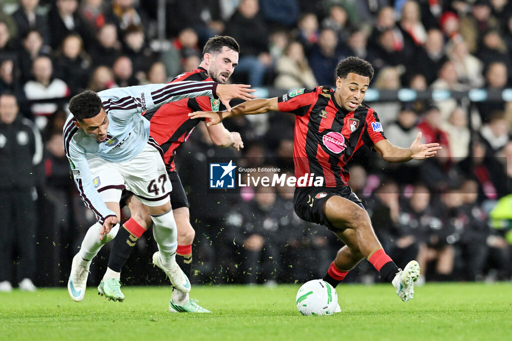 FOOTBALL - ENGLISH LEAGUE CUP - BOURNEMOUTH v ASTON VILLA - ENGLISH LEAGUE CUP - SOCCER