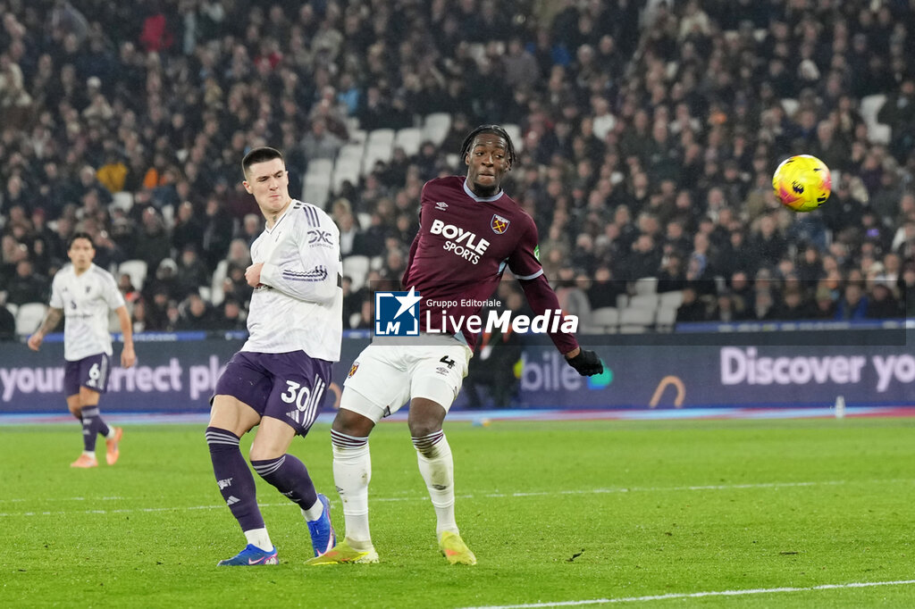 FOOTBALL - ENGLISH CHAMP - WEST HAM v MANCHESTER UNITED - ENGLISH PREMIER LEAGUE - SOCCER