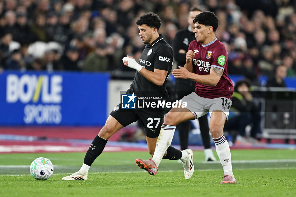 WEST HAM UNITED vs MANCHESTER CITY - ENGLISH PREMIER LEAGUE - SOCCER