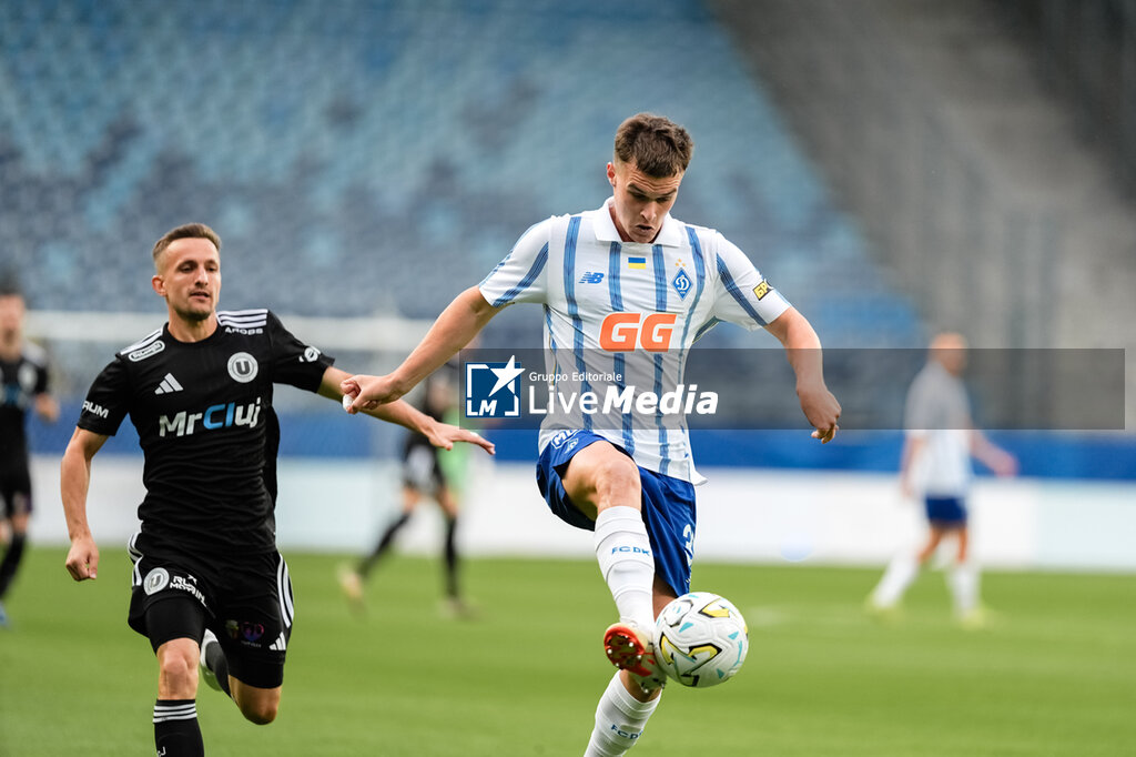 Football. UEFA Europa League Qualifiers. FC Dynamo Kyiv - FC Universitatea Cluj. 09.07.2026 - UEFA EUROPA LEAGUE - SOCCER