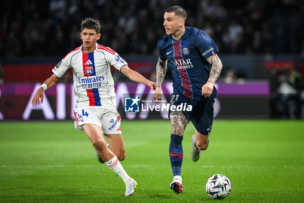 FOOTBALL - FRENCH CHAMP - PARIS SG v LYON - FRENCH LIGUE 1 - SOCCER