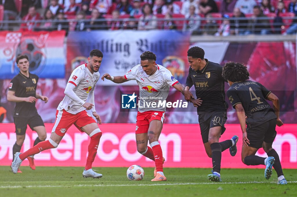 Leipzig vs Augsburg  - GERMAN BUNDESLIGA - SOCCER