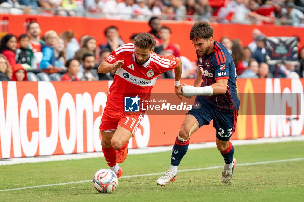Chicago Fire vs New England Revolution - MLS - MAYOR LEAGUE SOCCER - SOCCER