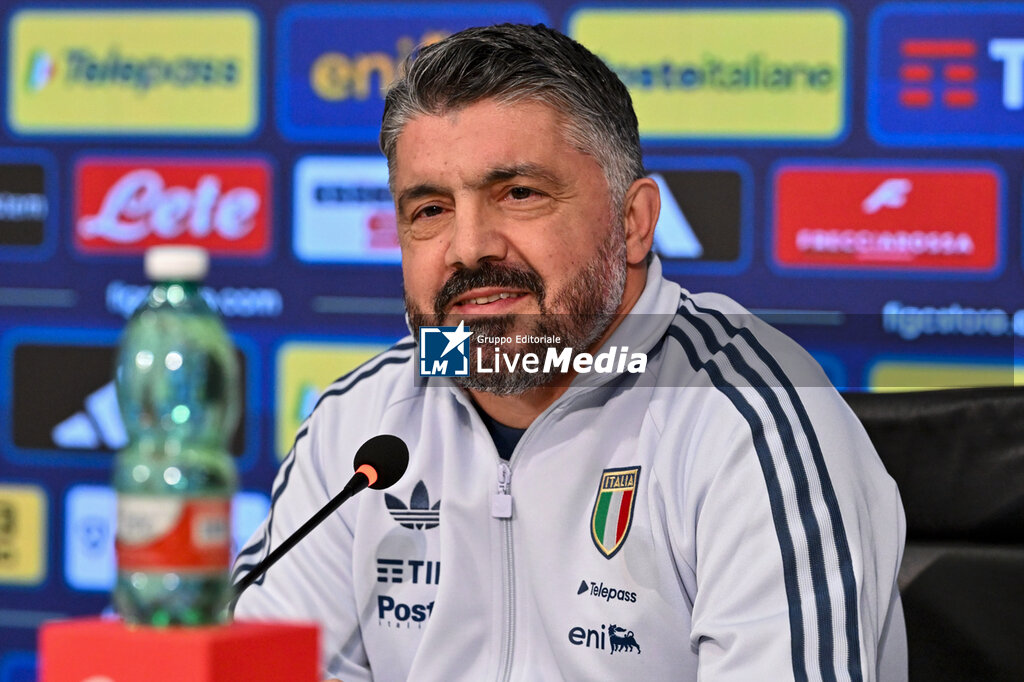 Press conference of Italy's coach Gennaro Gattuso - FIFA WORLD CUP - SOCCER