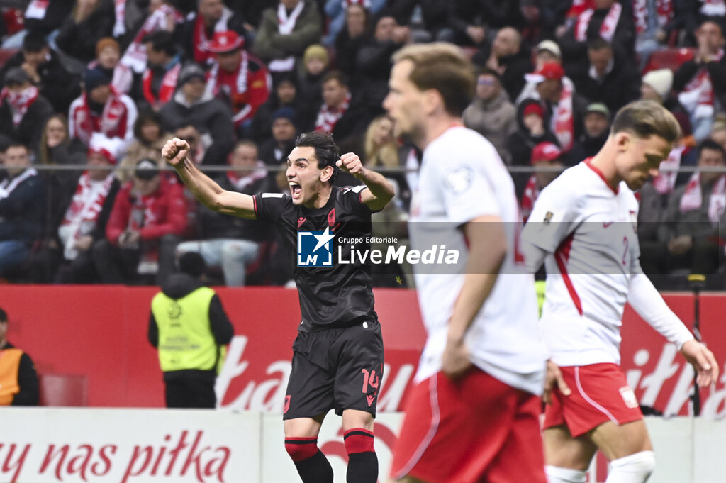 European Qualifiers PlayOff - Poland vs Albania - FIFA WORLD CUP - SOCCER