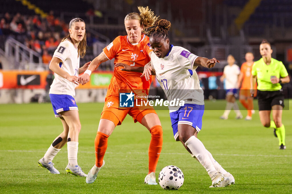 FOOTBALL - WOMEN'S WORLD CUP 2027 - QUALIFIERS - NETHERLANDS v FRANCE - FIFA WORLD CUP - SOCCER