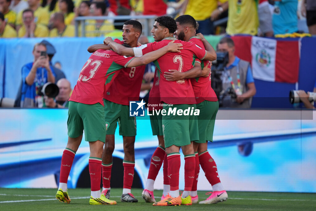 Brazil vs Morocco - FIFA WORLD CUP - SOCCER