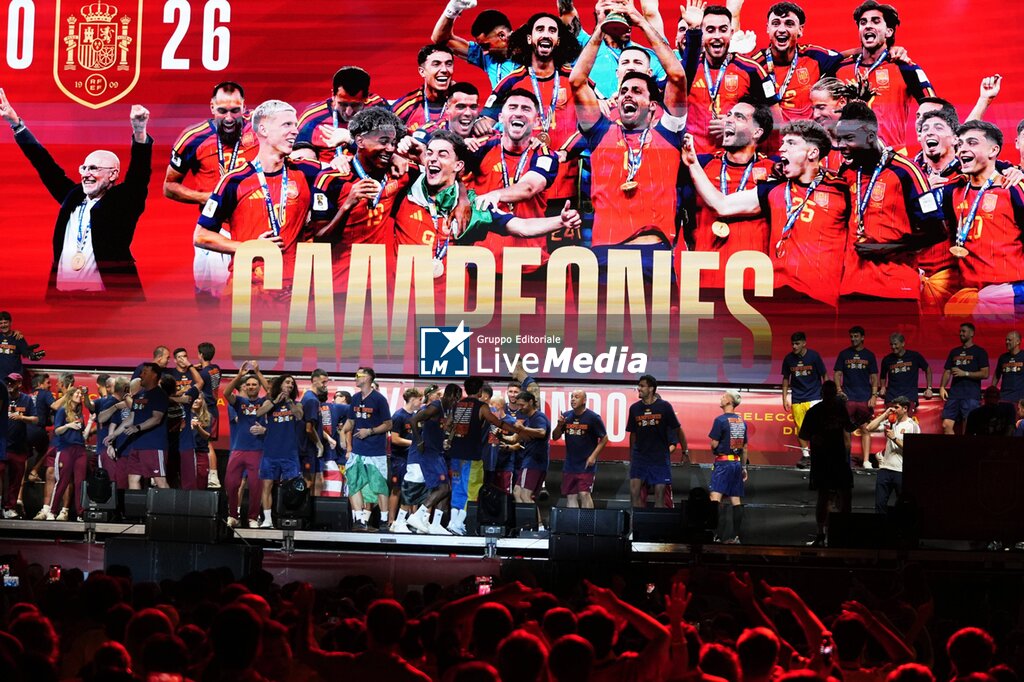 CELEBRATION SPANISH TEAM - FIFA WORLD CUP - SOCCER