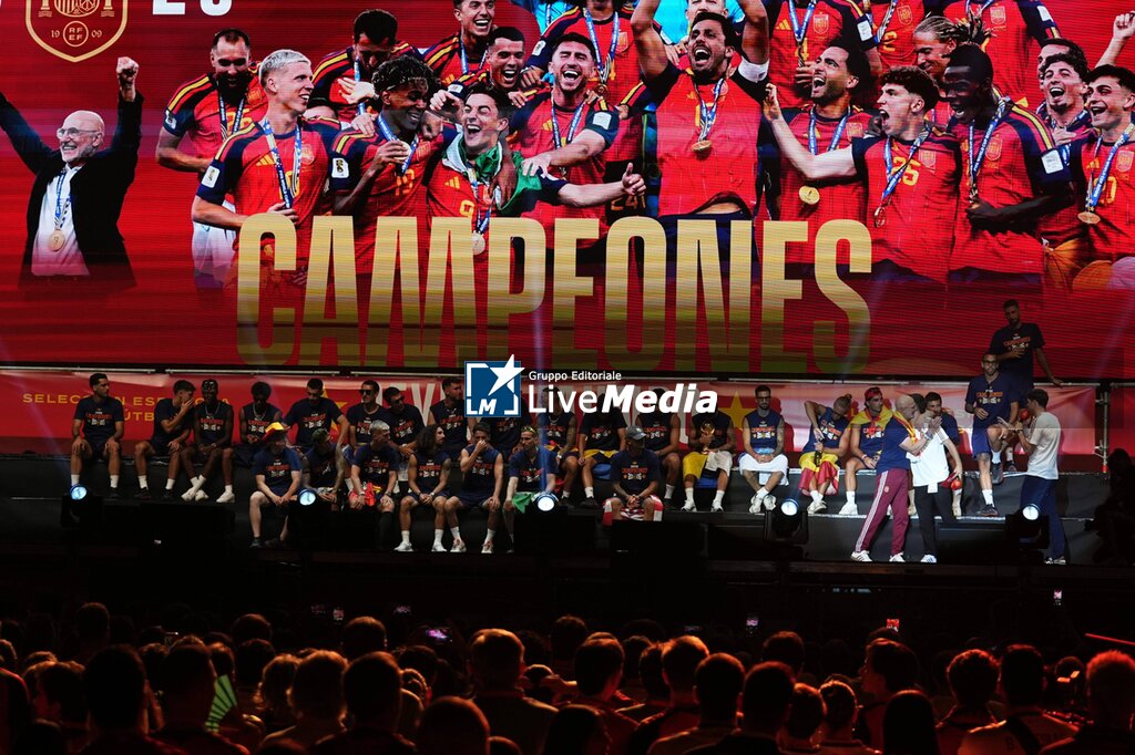 Celebrations of the Spanish national team at Cibeles Square in Madrid - FIFA WORLD CUP - SOCCER