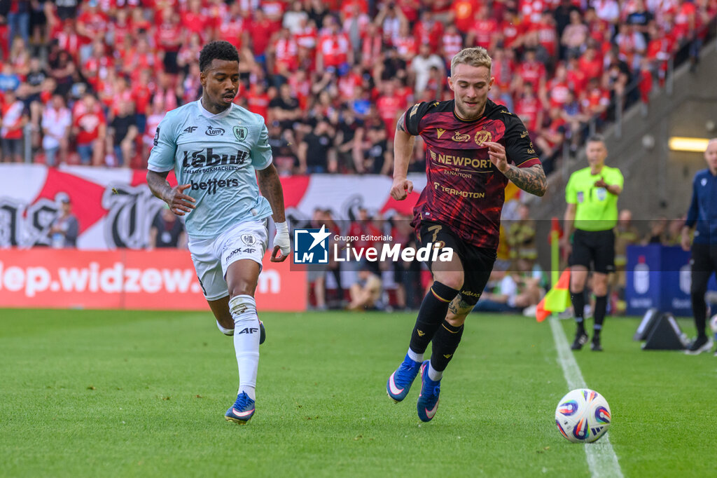 Widzew Lodz vs Piast Gliwice - POLISH EKSTRAKLASA - SOCCER
