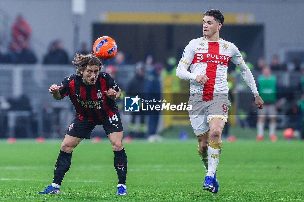 AC Milan vs Genoa CFC - ITALIAN SERIE A - SOCCER
