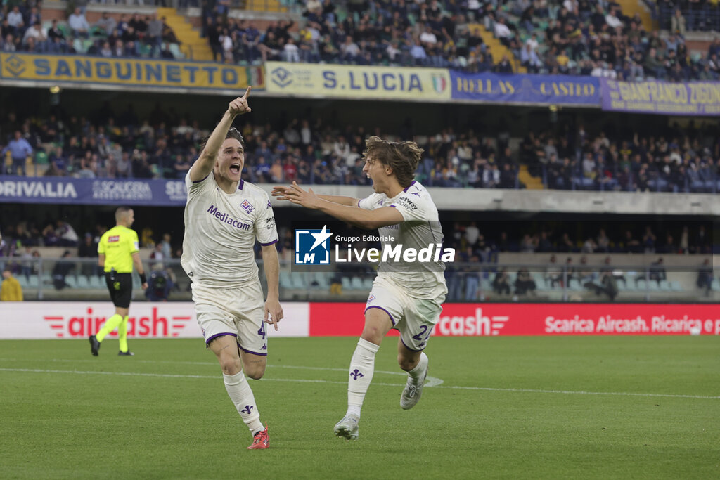 Hellas Verona FC vs ACF Fiorentina - ITALIAN SERIE A - SOCCER