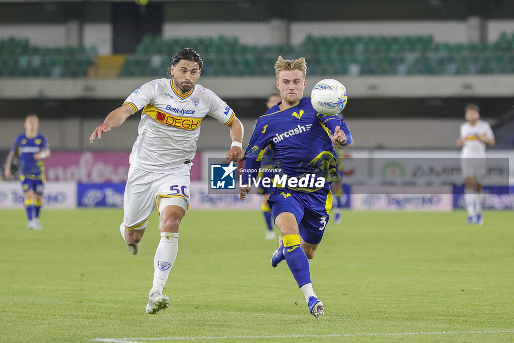 Hellas Verona FC vs US Lecce - ITALIAN SERIE A - SOCCER