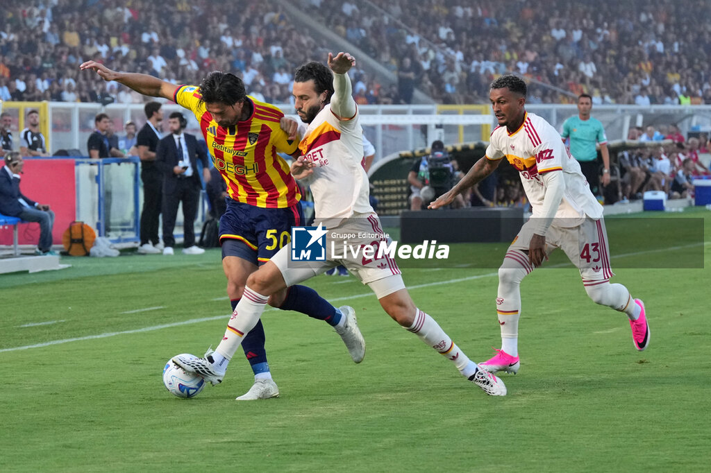 US Lecce vs AS Roma - ITALIAN SERIE A - SOCCER