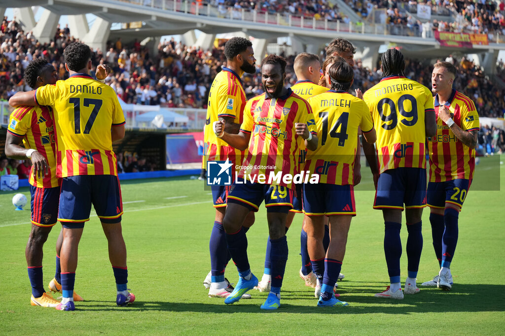 US Lecce vs AC Monza - ITALIAN SERIE A - SOCCER