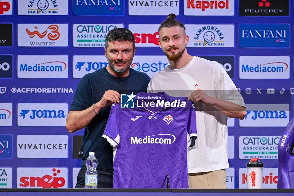 Presentation of ACF Fiorentina's new player Radu Dragusin - ITALIAN SERIE A - SOCCER