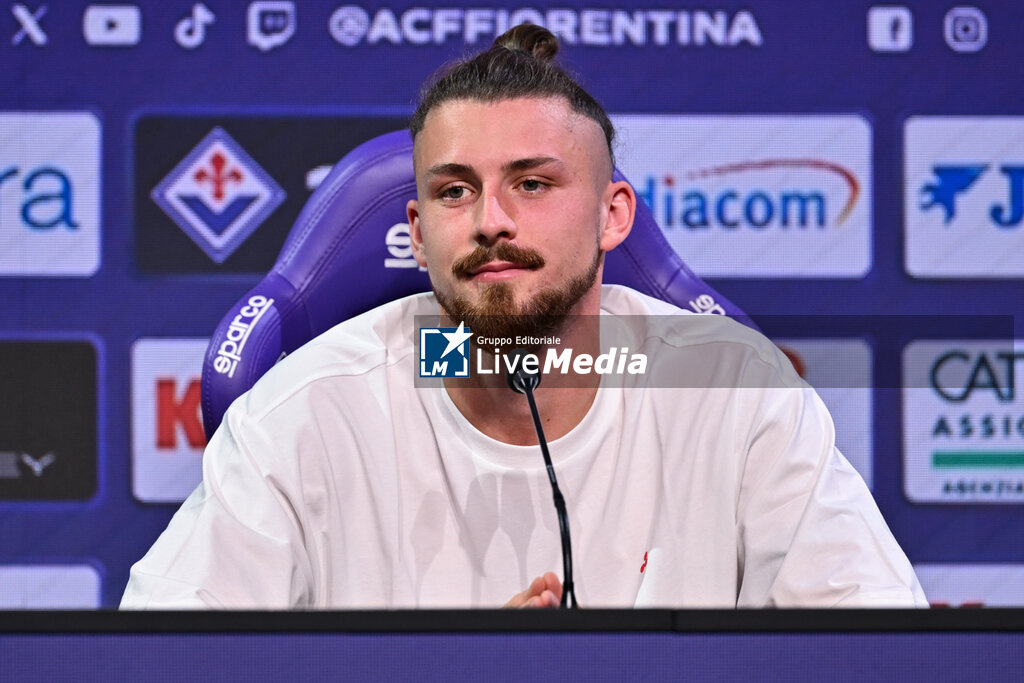 Presentation of ACF Fiorentina's new player Radu Dragusin - ITALIAN SERIE A - SOCCER