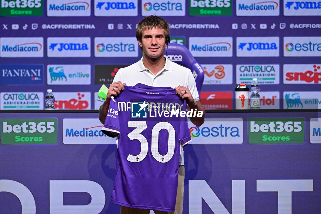 Presentation of ACF Fiorentina's new player Franco Mastantuono - ITALIAN SERIE A - SOCCER