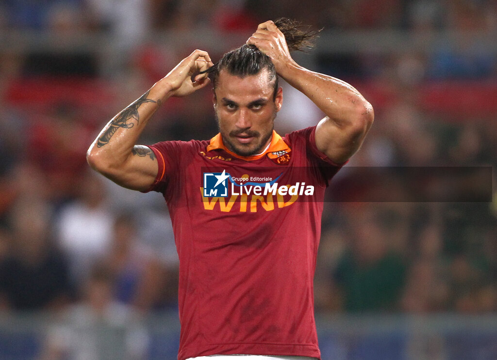 AS Roma - Daniel Osvaldo - ITALIAN SERIE A - SOCCER