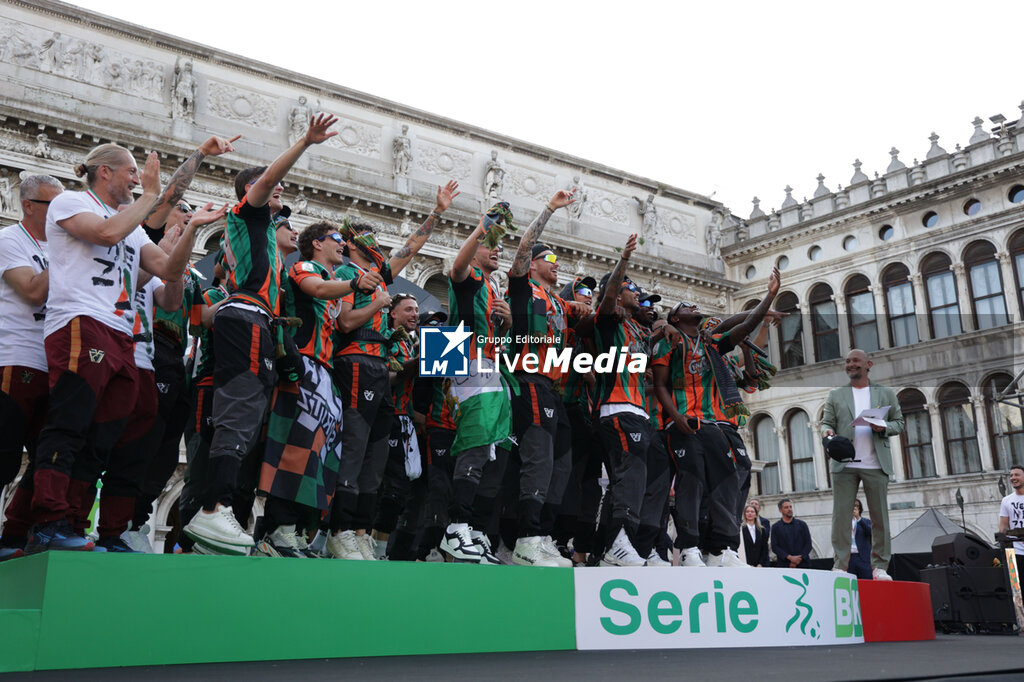 Venice FC celebrates the Promotion in Serie A - ITALIAN SERIE B - SOCCER