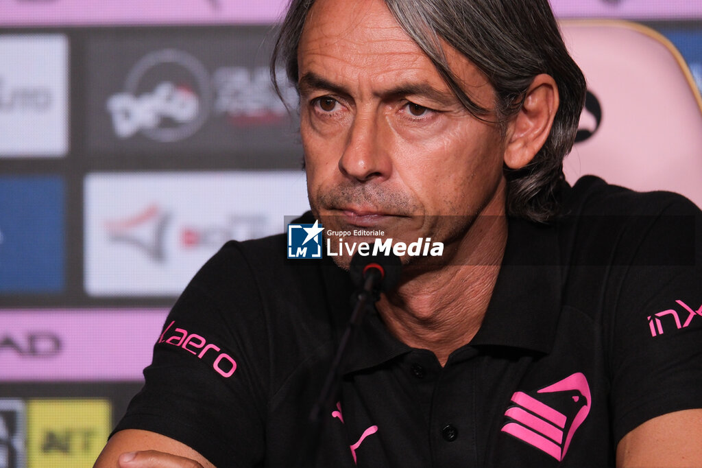 Palermo FC - Filippo Inzaghi Press Conference - ITALIAN SERIE B - SOCCER