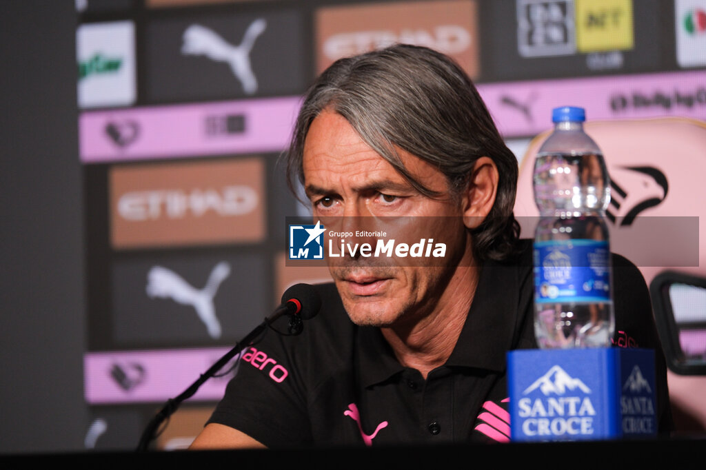 Palermo FC - Filippo Inzaghi Press Conference - ITALIAN SERIE B - SOCCER