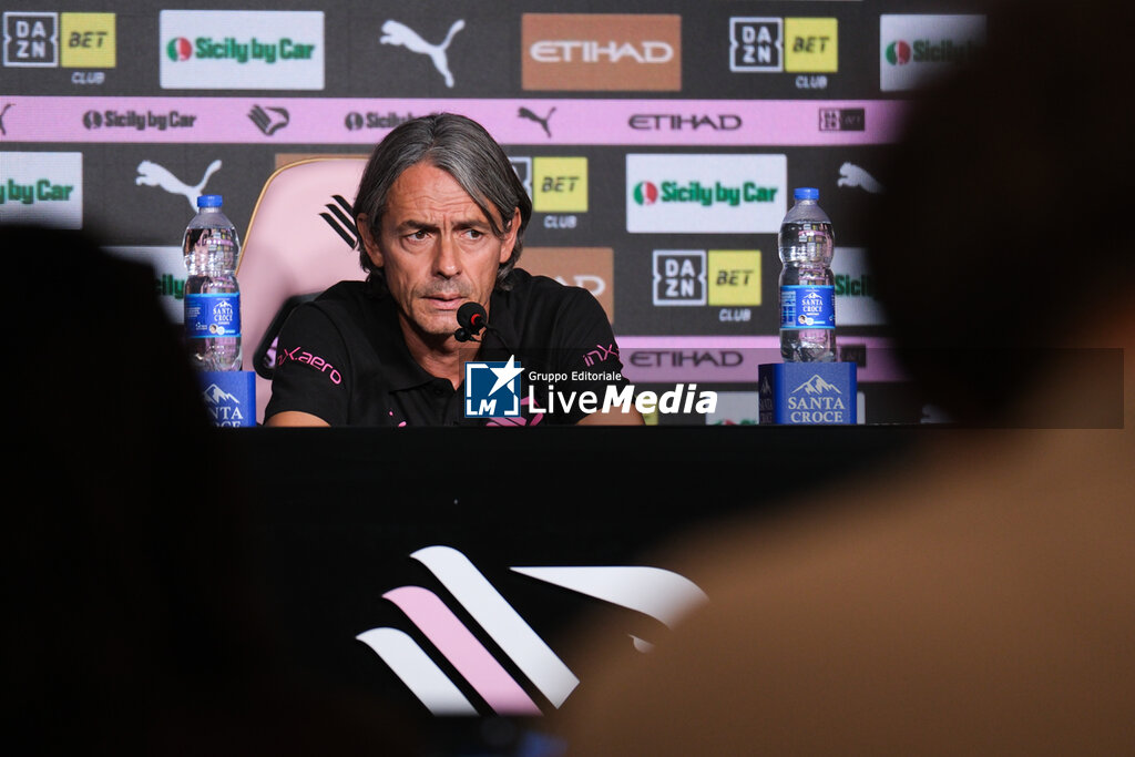 Palermo FC - Filippo Inzaghi Press Conference - ITALIAN SERIE B - SOCCER