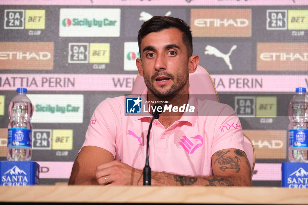 Palermo FC - Mattia Perin Press Conference - ITALIAN SERIE B - SOCCER