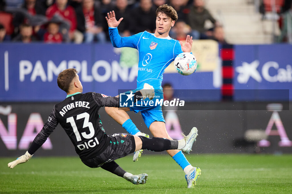 OSASUNA vs ATLETICO MADRID - SPANISH LA LIGA - SOCCER