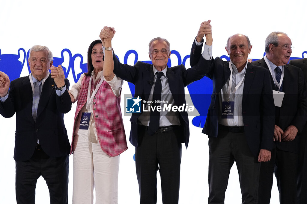 FOOTBALL - REAL MADRID - FLORENTINO PEREZ RE-ELECTED AS PRESIDENT - SPANISH LA LIGA - SOCCER