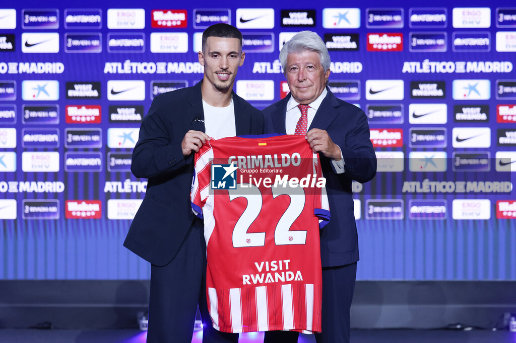 PRESENTATION ALEJANDRO GRIMALDO IN ATLETICO MADRID - SPANISH LA LIGA - SOCCER