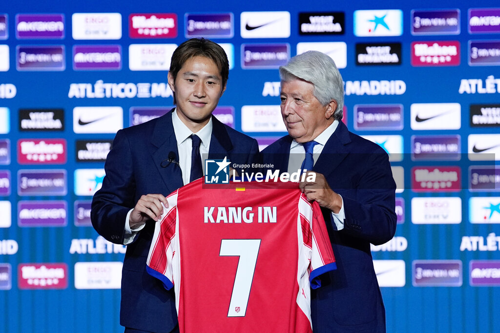 FOOTBALL - PRESENTATION KANG-IN LEE IN ATLETICO MADRID - SPANISH LA LIGA - SOCCER