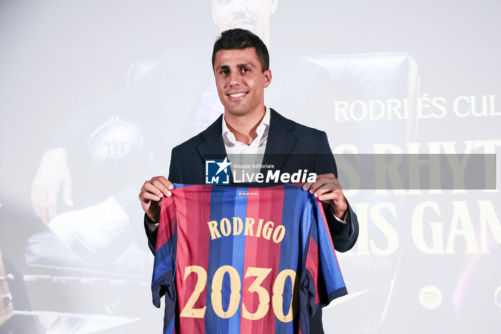 FOOTBALL - PRESENTATION RODRI IN FC BARCELONA - SPANISH LA LIGA - SOCCER