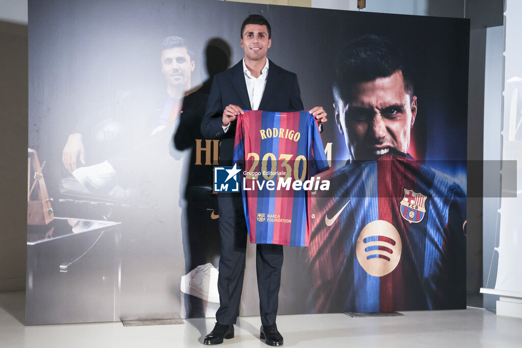 PRESENTATION RODRI IN FC BARCELONA - SPANISH LA LIGA - SOCCER