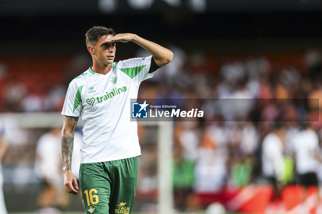 FOOTBALL - SPANISH CHAMP - VALENCIA v BETIS - SPANISH LA LIGA - SOCCER