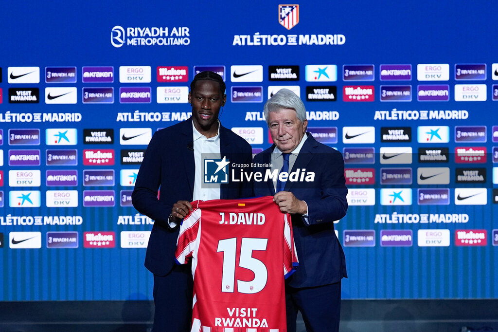 PRESENTATION JONATHAN DAVID IN ATLETICO MADRID - SPANISH LA LIGA - SOCCER