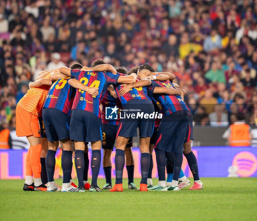 FC Barcelona vs Racing Santander - SPANISH LA LIGA - SOCCER