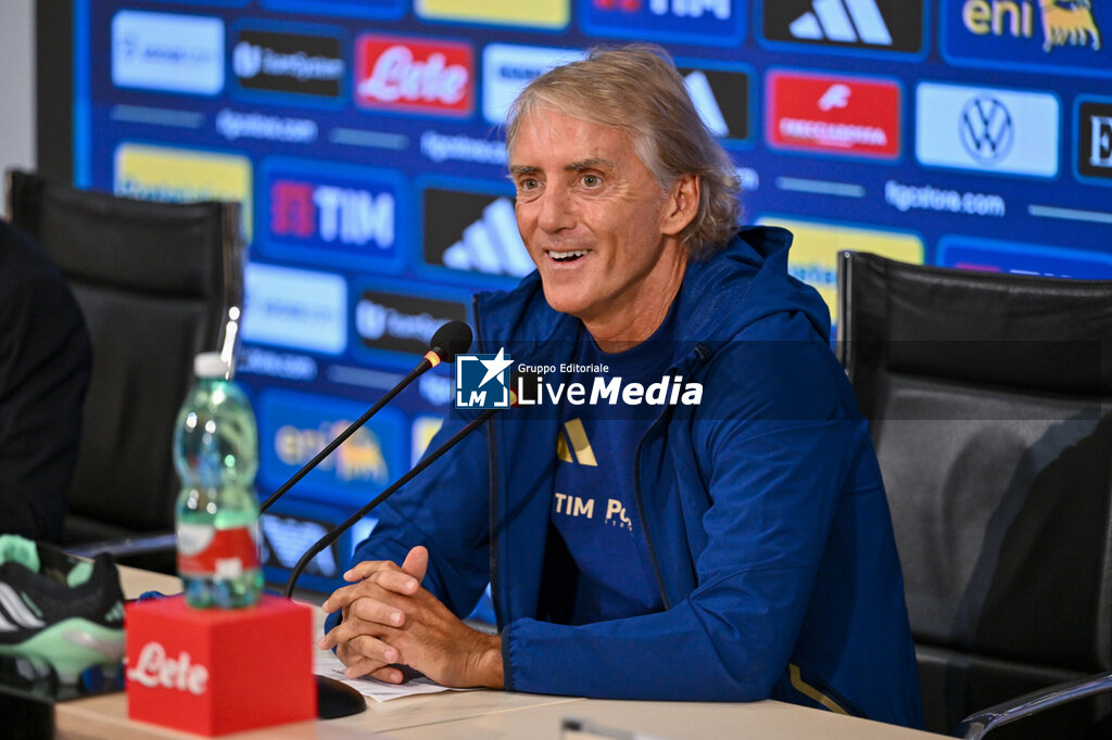Press conference of Italy's coach Roberto Mancini - UEFA NATIONS LEAGUE - SOCCER