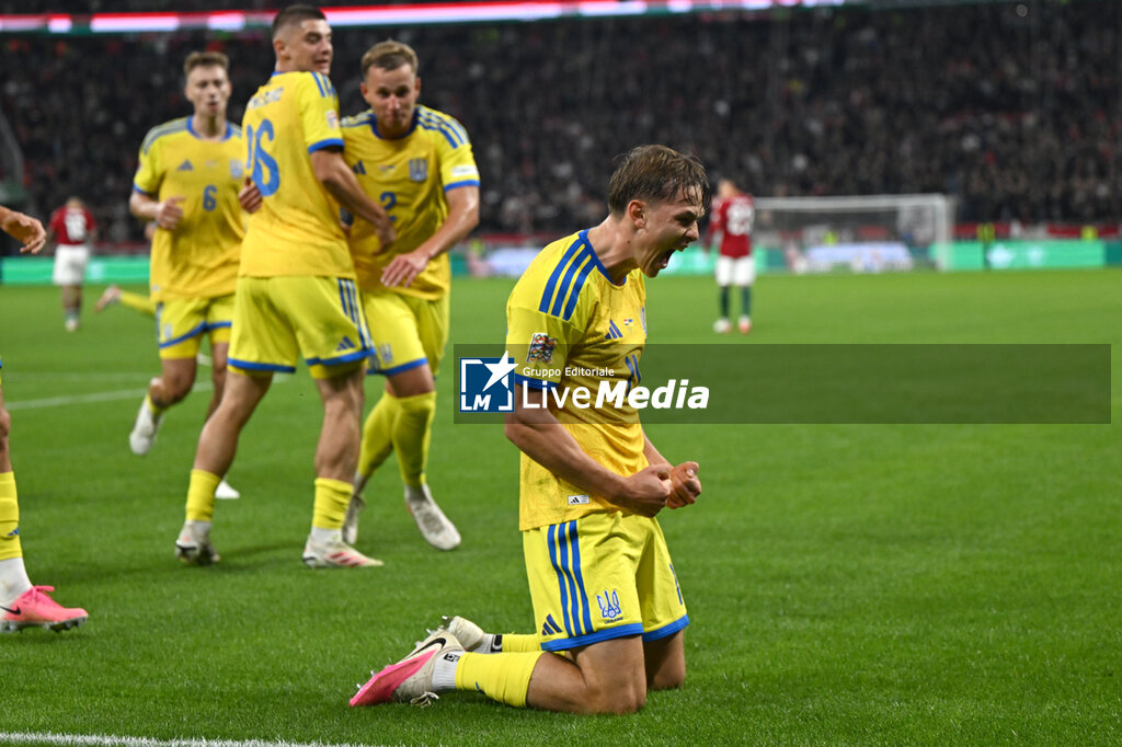 Hungary vs Ukraine - UEFA NATIONS LEAGUE - SOCCER