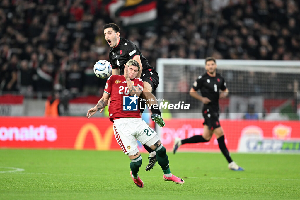 Hungary vs Georgia - UEFA NATIONS LEAGUE - SOCCER