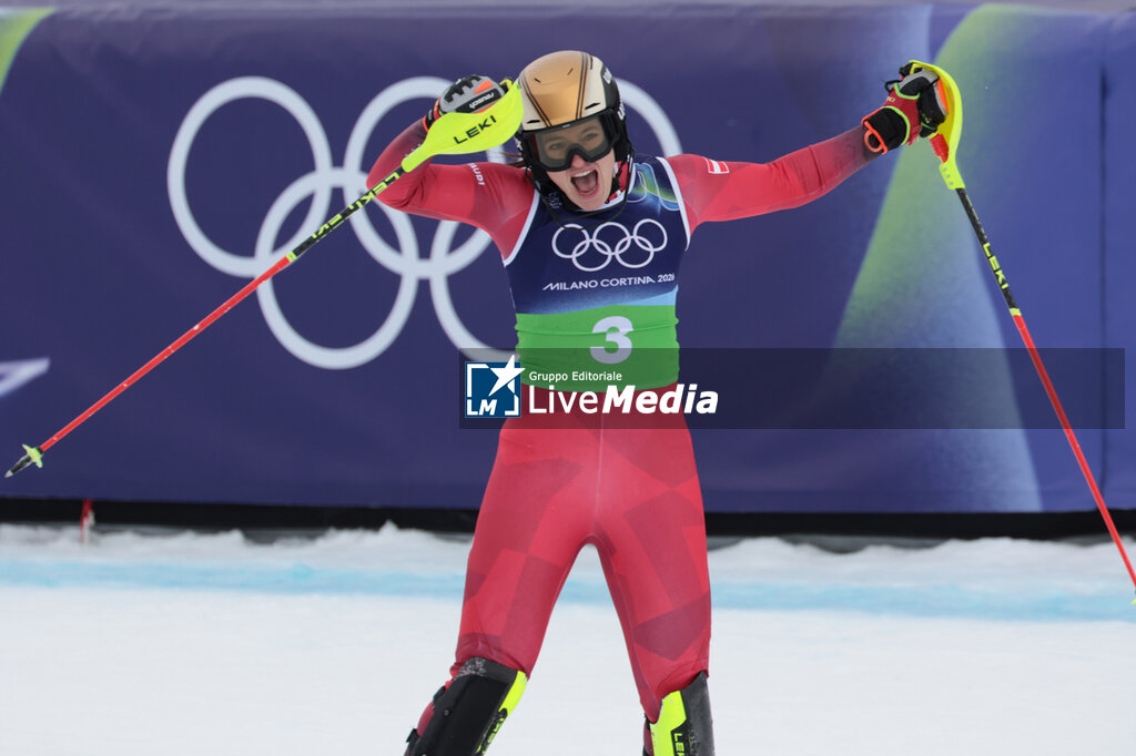 Alpine Skiing Women's Team Combined, Slalom - OLYMPIC WINTER GAMES MILANO-CORTINA 2026 - OLYMPIC GAMES