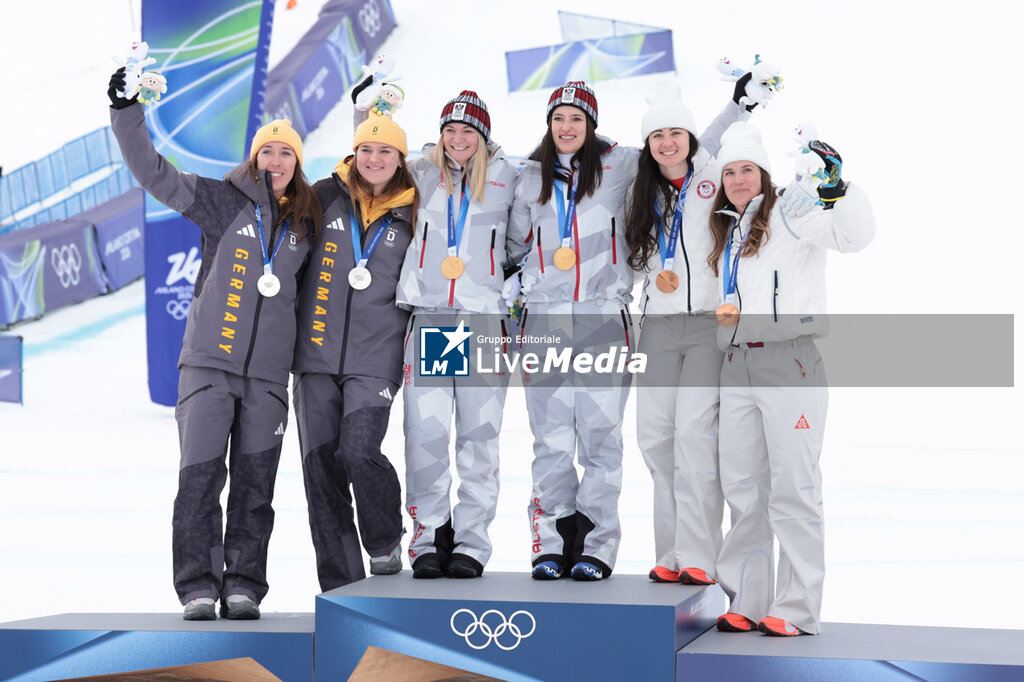 Alpine Skiing Women's Team Combined, Slalom - OLYMPIC WINTER GAMES MILANO-CORTINA 2026 - OLYMPIC GAMES