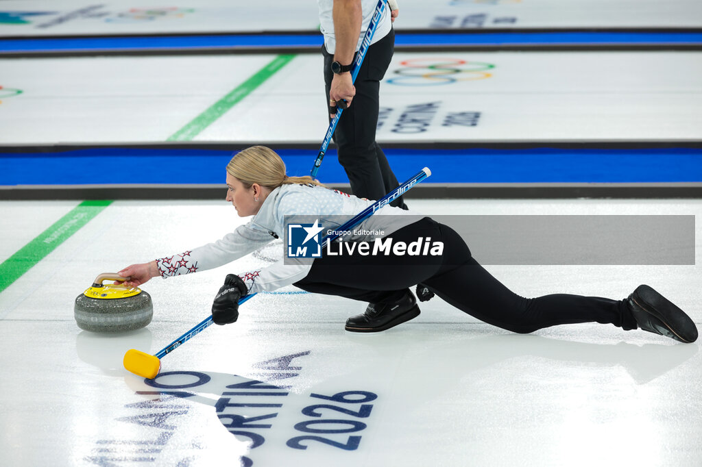 Curling - Semifinal USA vs Italy - OLYMPIC WINTER GAMES MILANO-CORTINA 2026 - OLYMPIC GAMES