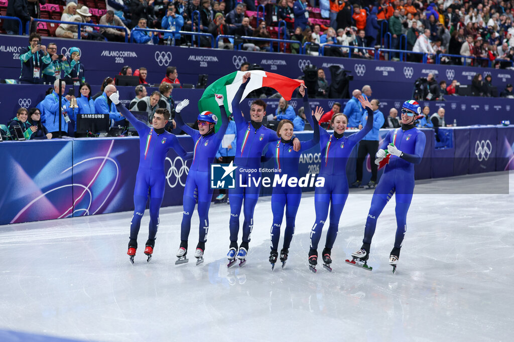 Short Track Speed Skating Mixed Team Relay Finals - OLYMPIC WINTER GAMES MILANO-CORTINA 2026 - OLYMPIC GAMES
