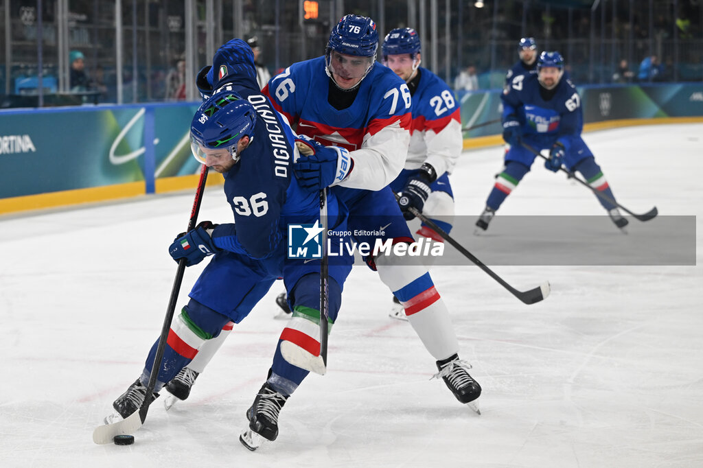 Men's Ice Hockey - Italia vs Slovacchia - OLYMPIC WINTER GAMES MILANO-CORTINA 2026 - OLYMPIC GAMES