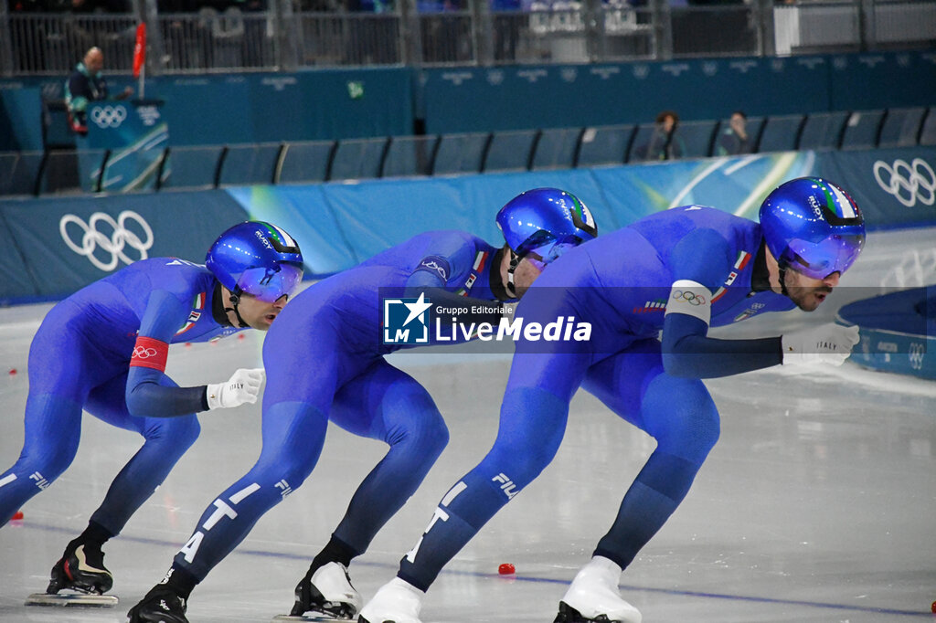 Speed Skating Men's Team Pursuit - Final A - OLYMPIC WINTER GAMES MILANO-CORTINA 2026 - OLYMPIC GAMES