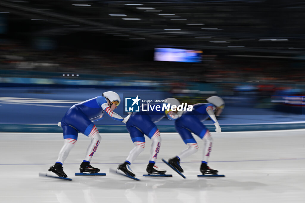 Speed Skating Men's Team Pursuit - Final A - OLYMPIC WINTER GAMES MILANO-CORTINA 2026 - OLYMPIC GAMES