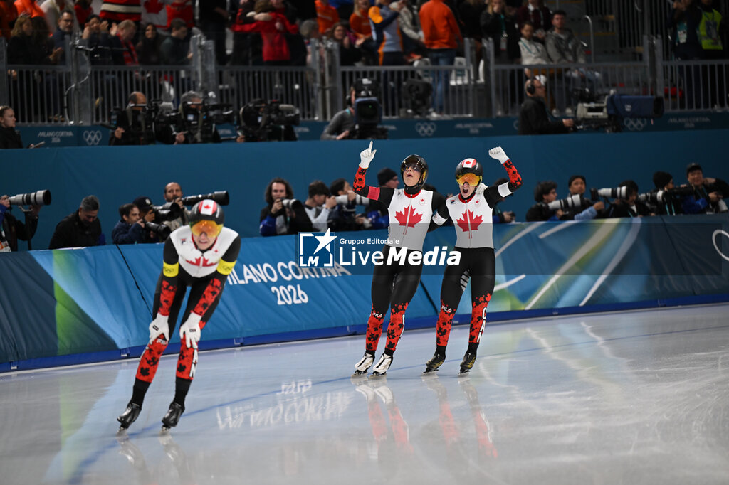 Speed Skating Women's Team Pursuit - Final A - OLYMPIC WINTER GAMES MILANO-CORTINA 2026 - OLYMPIC GAMES