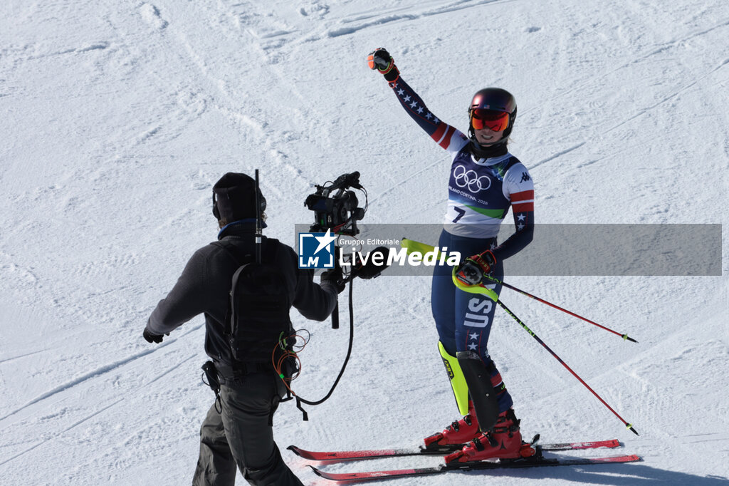 Alpine Skiing Women's Slalom - Run 2 - OLYMPIC WINTER GAMES MILANO-CORTINA 2026 - OLYMPIC GAMES